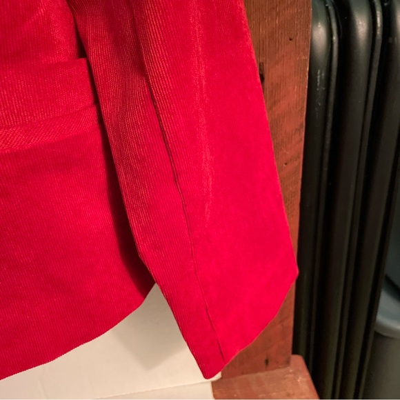 Red Blazer by Counterparts. Size 10 casual/holiday/classic style - Picture 10 of 13